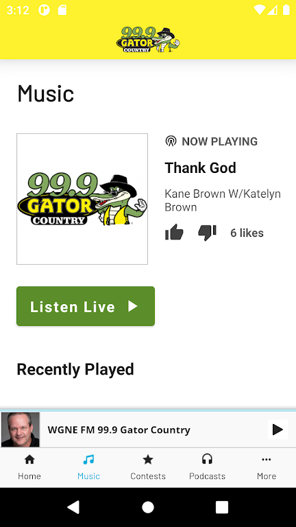 99.9 Gator Country Screenshot1