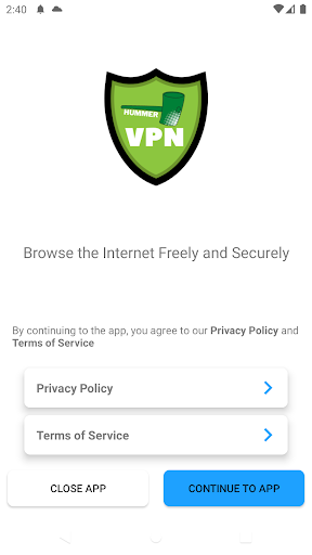 Hummer VPN Screenshot1