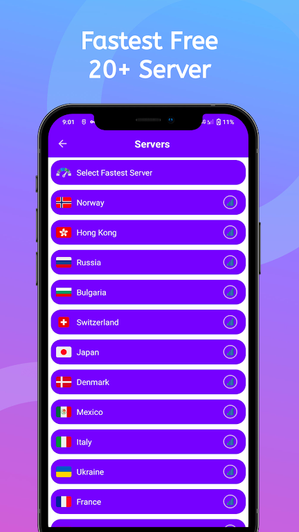 Tarbo VPN 5G - Secure Proxy Screenshot2