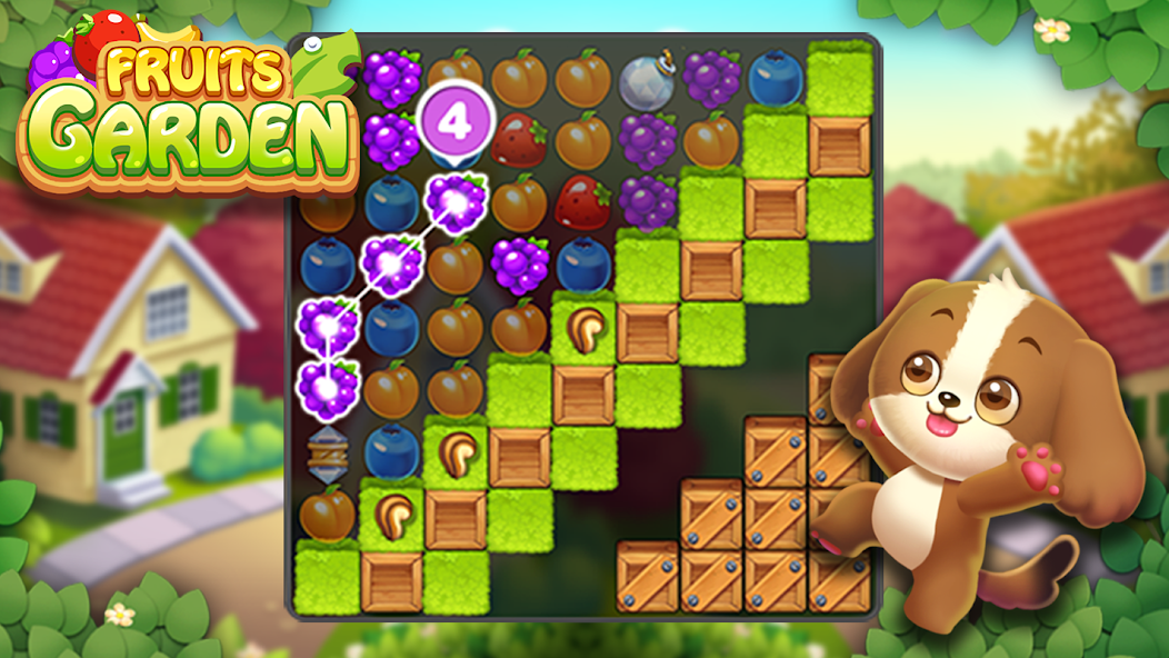 Fruits Garden : Merge Puzzle Mod Screenshot2