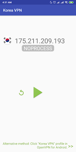 Korea VPN - Plugin for OpenVPN Screenshot3