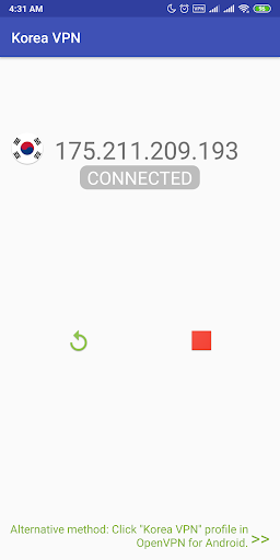 Korea VPN - Plugin for OpenVPN Screenshot4