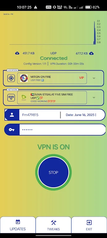 MITION ON FIRE - Secure VPN Screenshot3