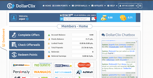 DollarClix Screenshot2