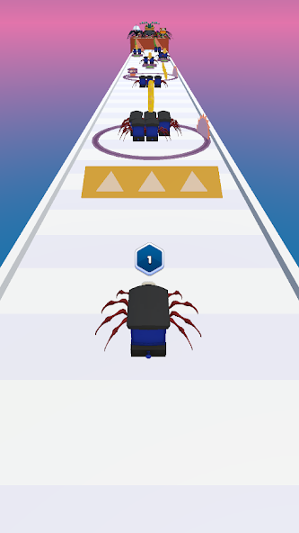 Spider Train Run: Merge Battle Mod Screenshot1