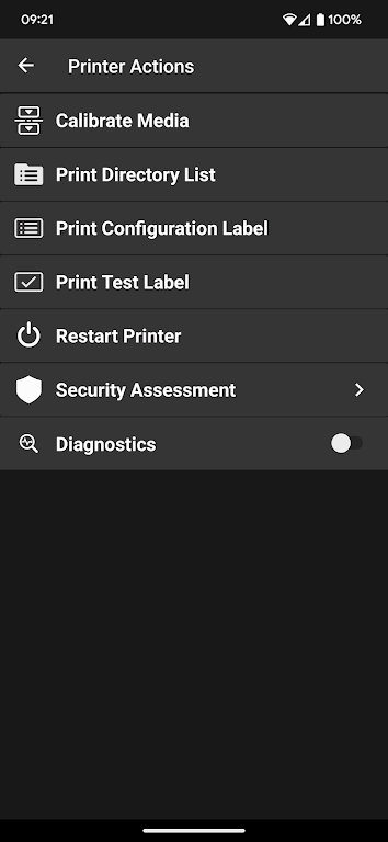 Zebra Printer Setup Utility Screenshot4