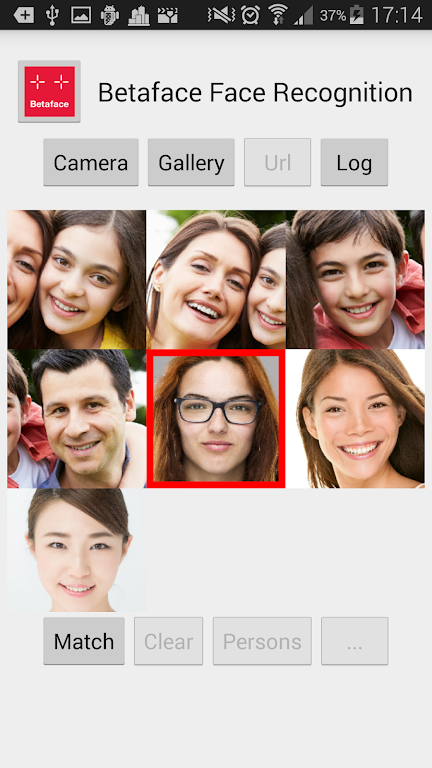 Betaface Face Recognition Screenshot1