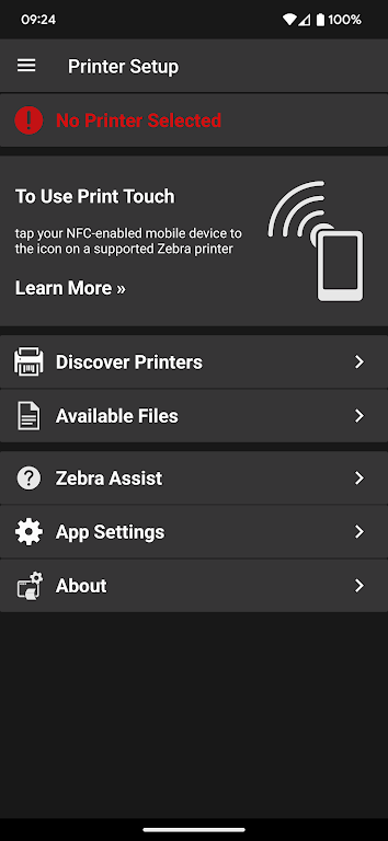 Zebra Printer Setup Utility Screenshot1