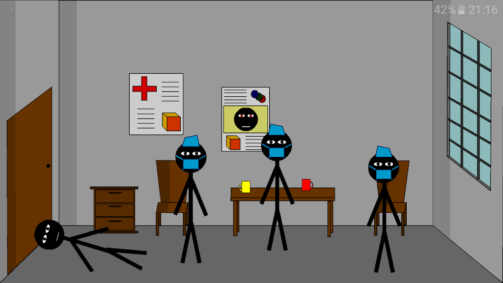 Stickman escape madhouse Screenshot2