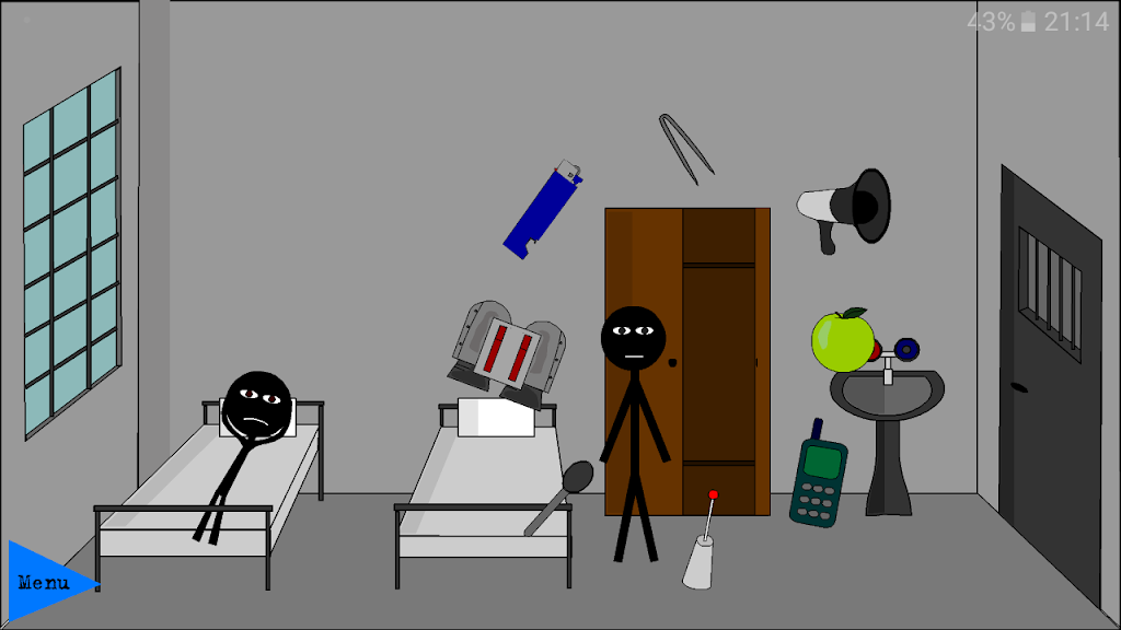 Stickman escape madhouse Screenshot1