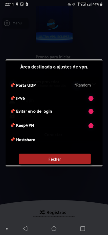 ULTRA VPN ECLIPSE Screenshot4