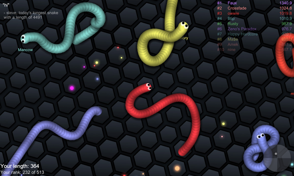 slither.io Screenshot3