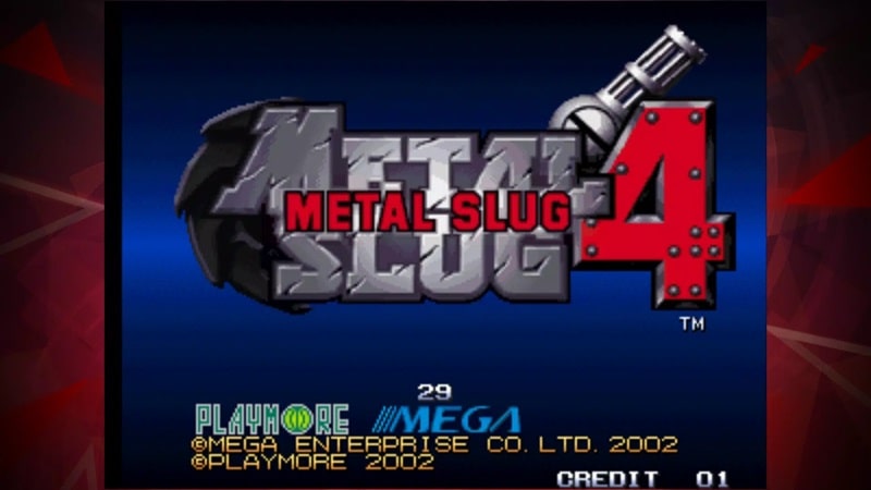 METAL SLUG 4 ACA NEOGEO Screenshot1