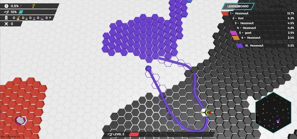 hexanaut.io : King of Snake Screenshot2