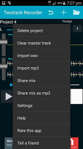 Twotrack studio recorder Screenshot1