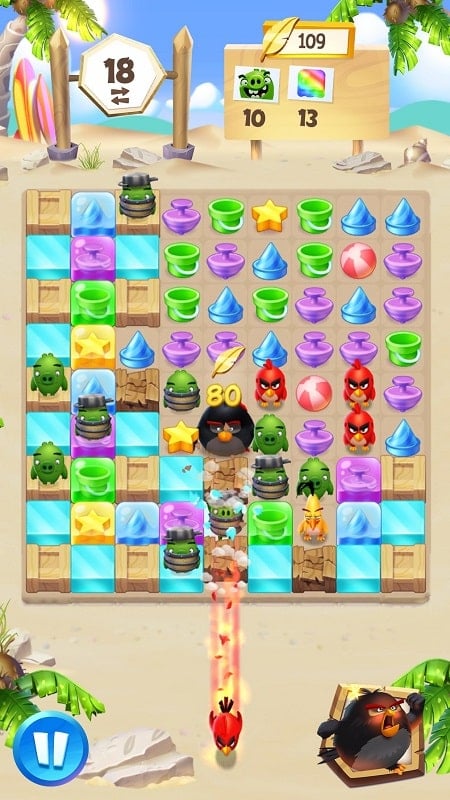 Angry Birds Match 3 Screenshot3