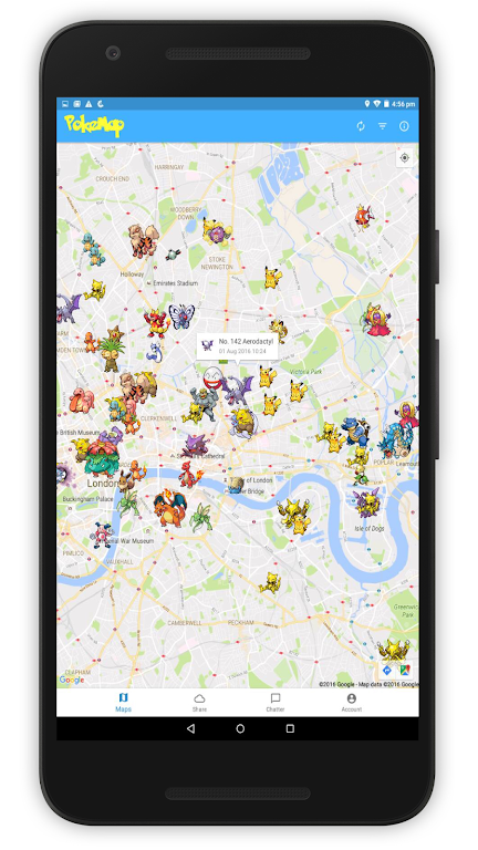 Pokemap Mapper for Pokemon Go Screenshot1