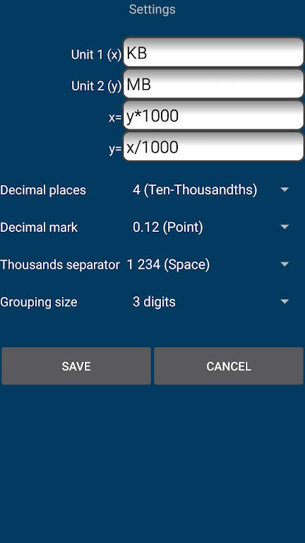 Convert KB to MB | Megabyte to kilobyte conversion Screenshot4