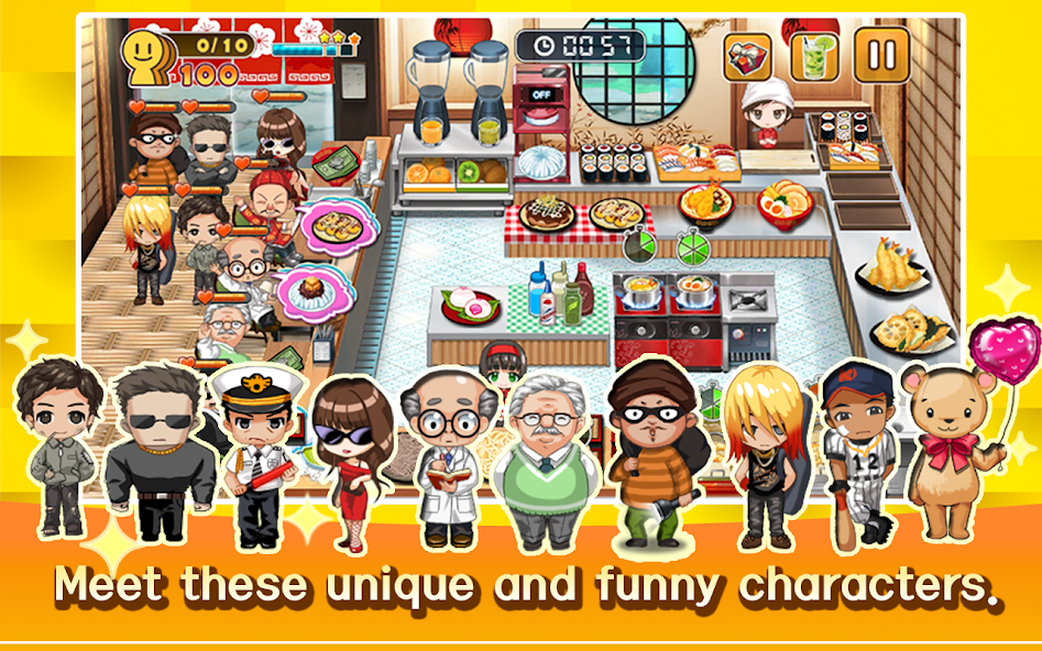 Cooking Sushi King Mod Screenshot2