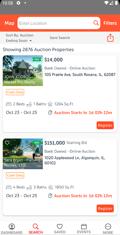 Xome Auctions Screenshot2