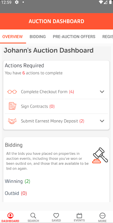 Xome Auctions Screenshot3