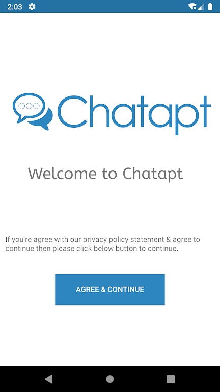 Chatapt: A Chat application with a assistant Screenshot1