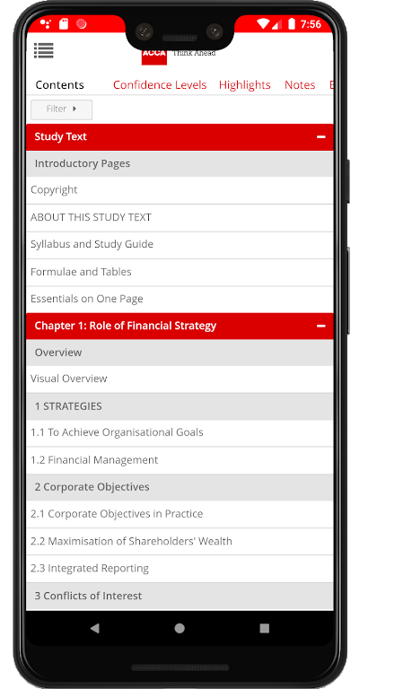 ACCA Study Hub Screenshot2