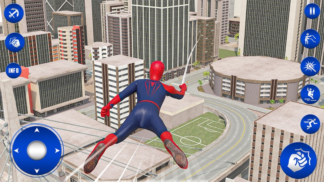 Spider Fighting Rope Hero Game Mod Screenshot4