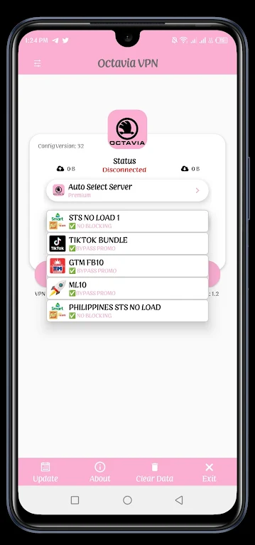 Octavia VPN Screenshot1