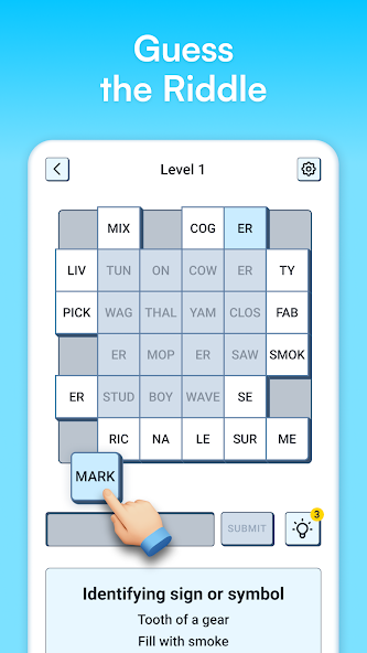 Syllatiles - Word Puzzle Game Mod Screenshot1