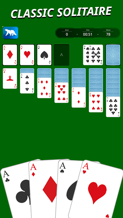 Solitaire - 3 in 1 Card games Screenshot1