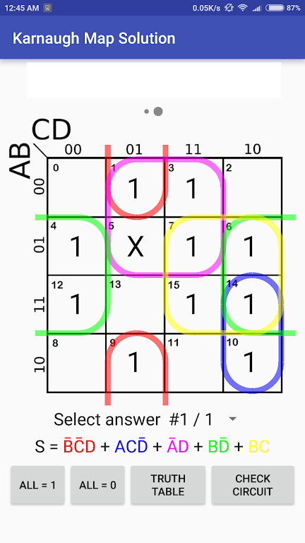 Karnaugh Kmap Solver Screenshot4