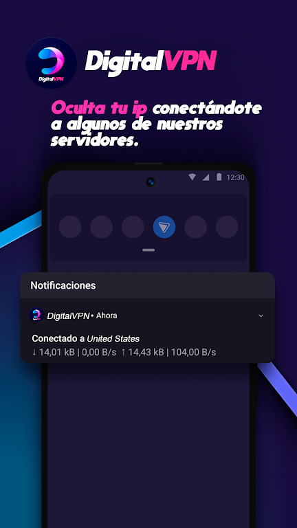 DigitalVPN: Proxy limitado VPN Screenshot2