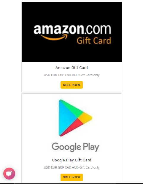 Xiongteams - Sell Gift card Screenshot1