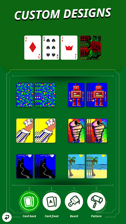 Solitaire - 3 in 1 Card games Screenshot3