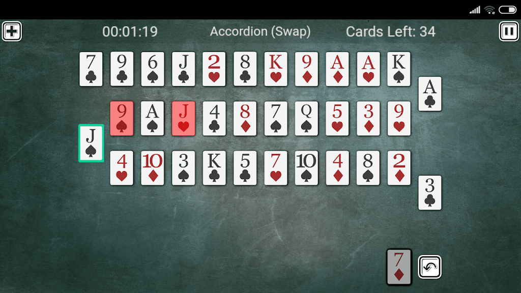 Accordion Solitaire Screenshot4