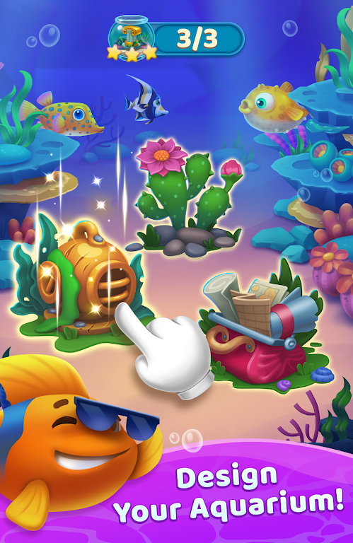 Tiny fish solitaire - Klondike Screenshot2