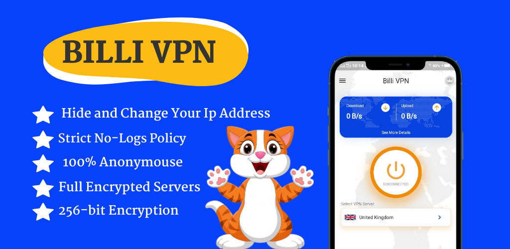 Billi VPN - Secure VPN Proxy Screenshot3