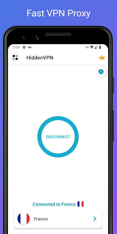 HiddenVPN: Fast Safe VPN Proxy Screenshot3