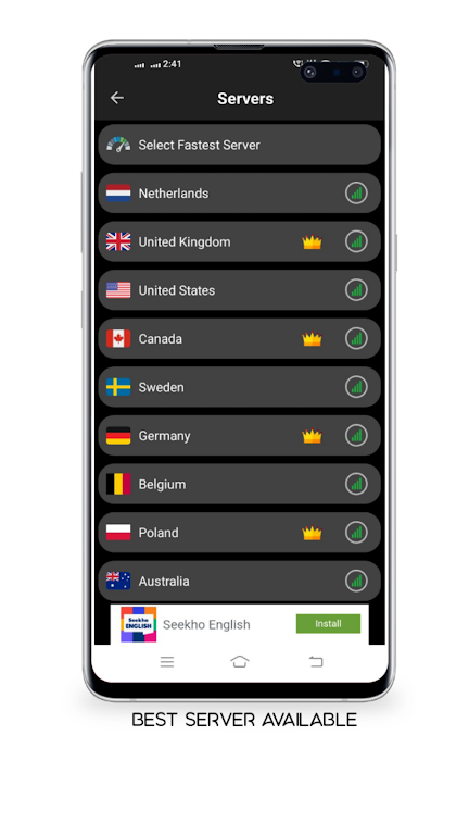 Zero Vpn : Faster Vpn Screenshot3