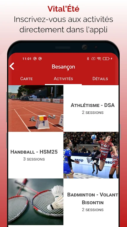 Sport à Besançon Screenshot3