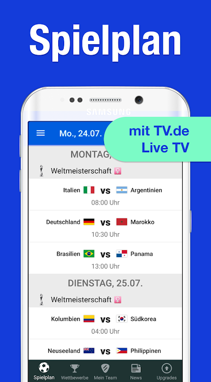 EM 2024 Spielplan Live TV.de Screenshot1