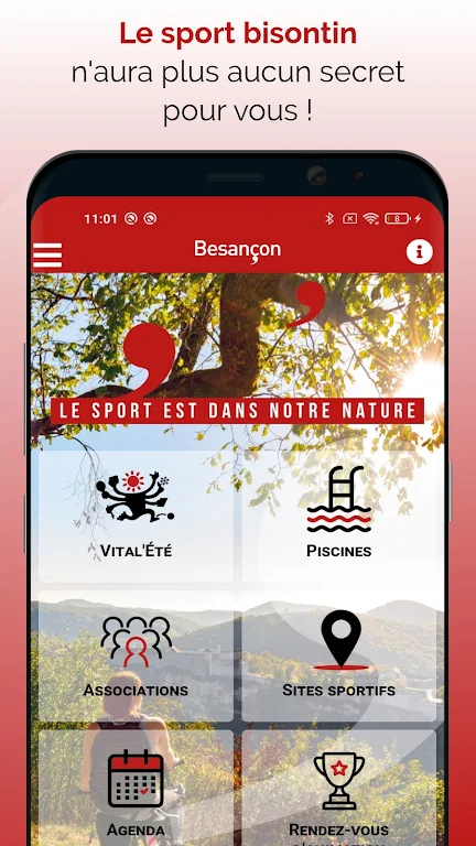 Sport à Besançon Screenshot1