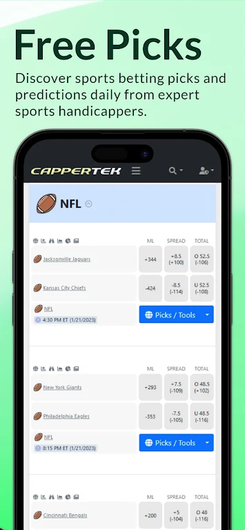 CapperTek Sports Betting Tools Screenshot4