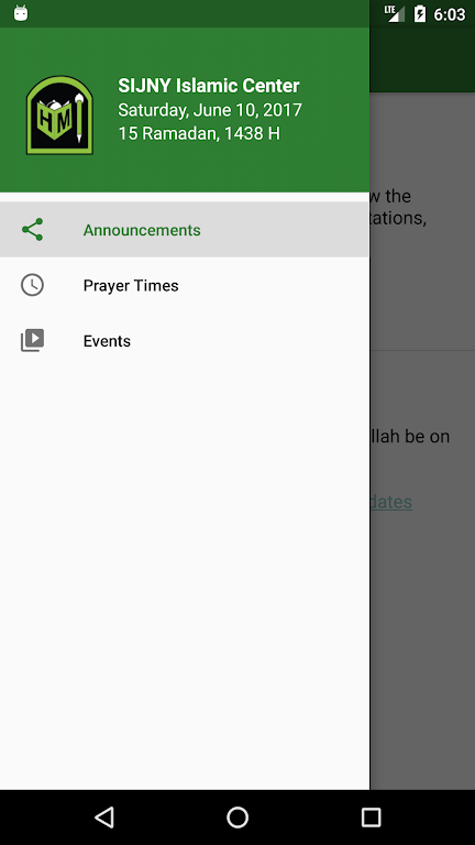 SIJNY Islamic Center App (Beta) Screenshot2