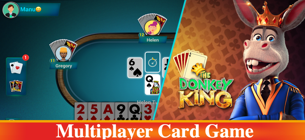 Donkey king: donkey card game Screenshot1