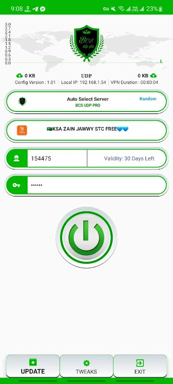 BCS UDP PRO - Secure VPN Screenshot4