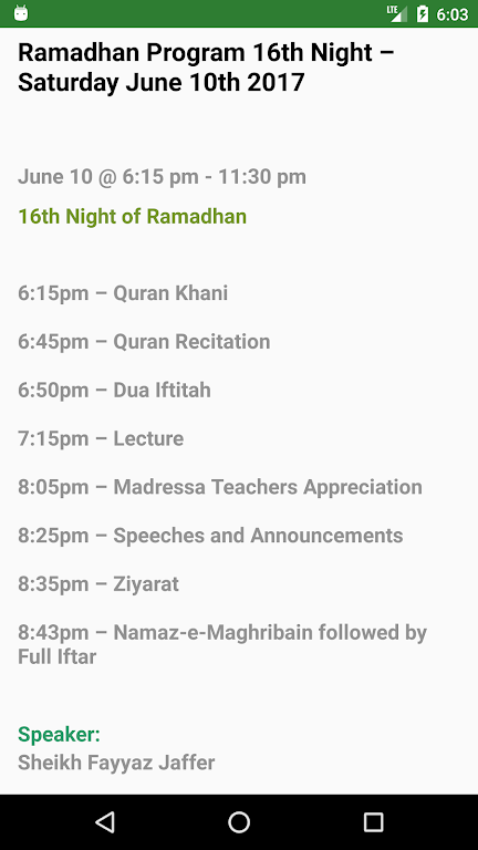 SIJNY Islamic Center App (Beta) Screenshot4