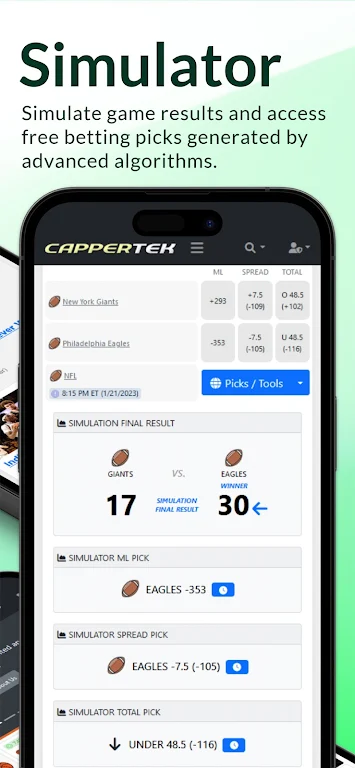 CapperTek Sports Betting Tools Screenshot3