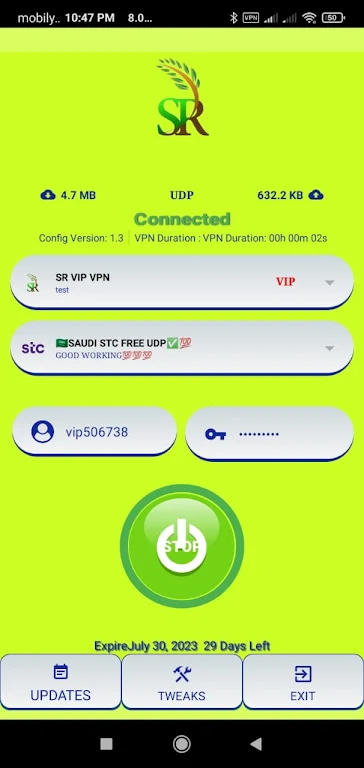 SR VIP VPN - Secure VPN Screenshot4